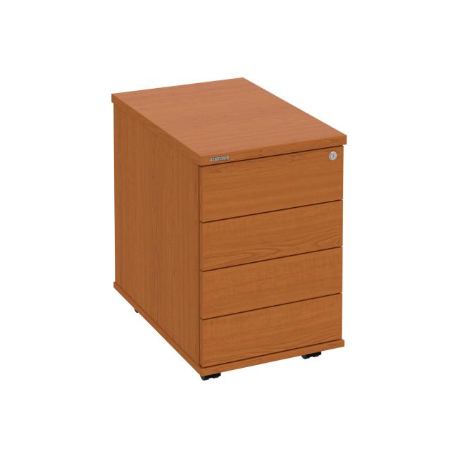 Hobis container, 40x60x60 cm, handleless opening, cherry/cherry