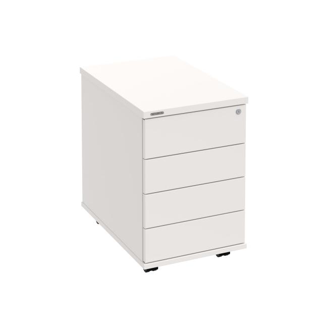 [ON406399] Kontajner Hobis, 40x60x60 cm, bezúchytkové otváranie, biely/biely