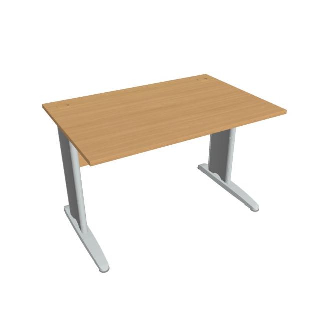 Cross work table, 120x75.5x80 cm, beech/metal