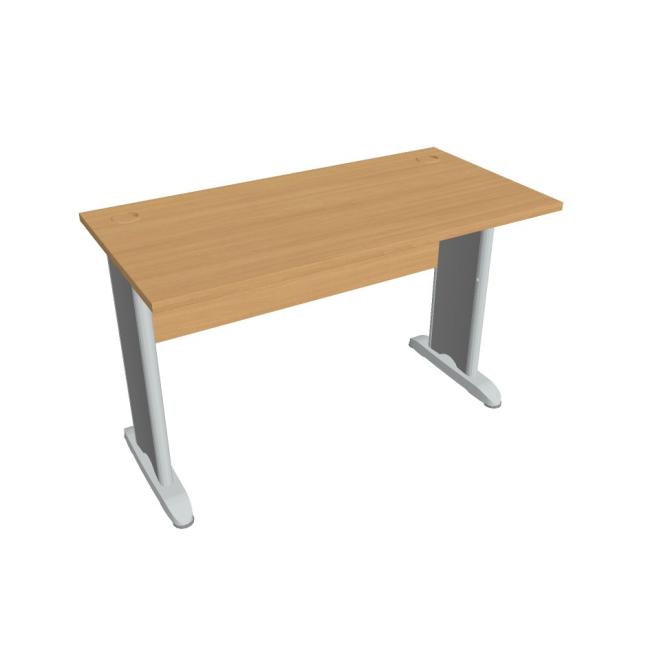 Cross work table, 120x75.5x60 cm, beech/metal