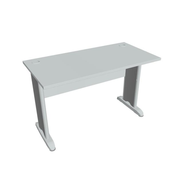 [ON412172] Cross work table, 120x75.5x60 cm, grey/metal