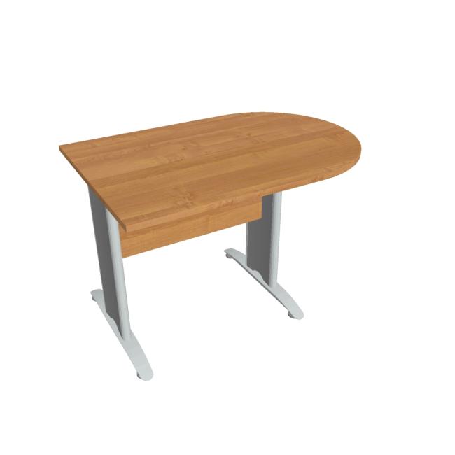 Additional table Cross, 120x75.5x80 cm, alder/metal