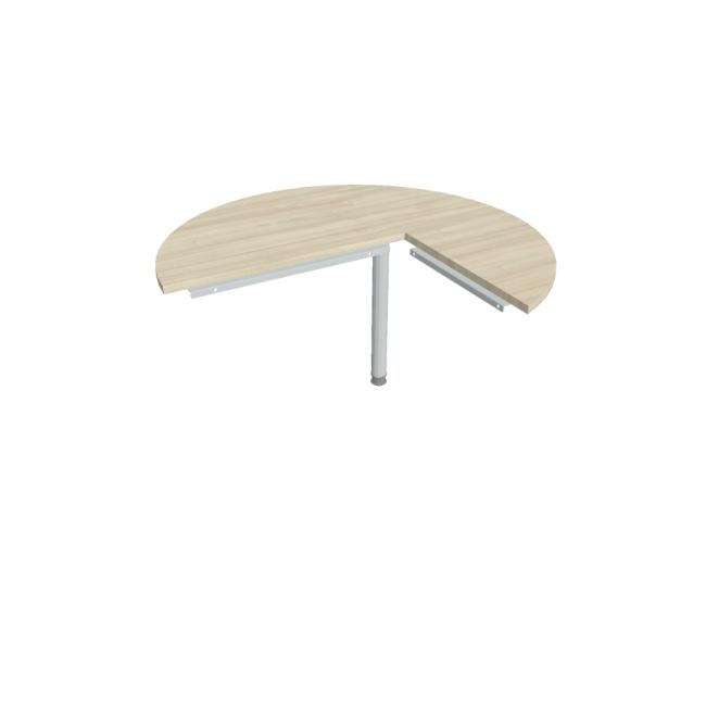 Cross side table, left, 120x75.5x(80x60) cm, agate/metal