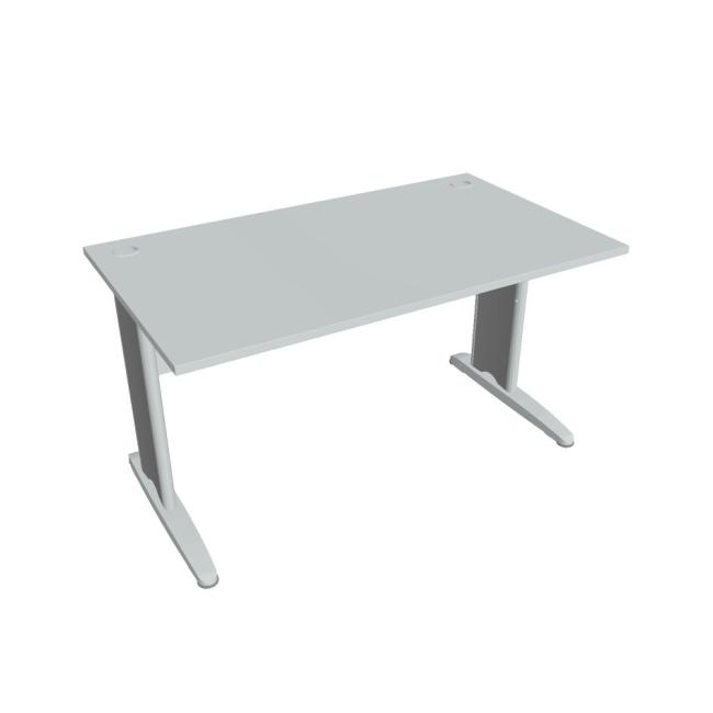 [ON414072] Cross work table, 140x75.5x80 cm, grey/metal