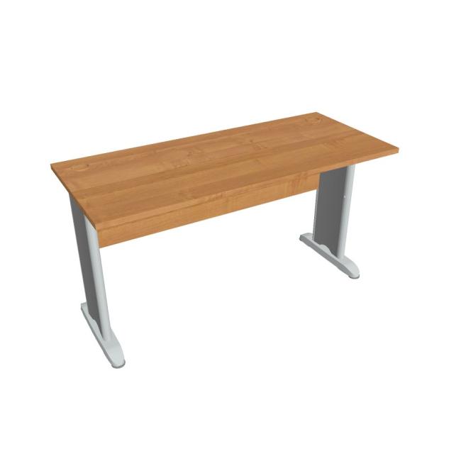 Cross work table, 140x75.5x60 cm, alder/metal