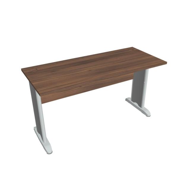 [ON414162] Pracovný stôl Cross, 140x75,5x60 cm, orech/kov