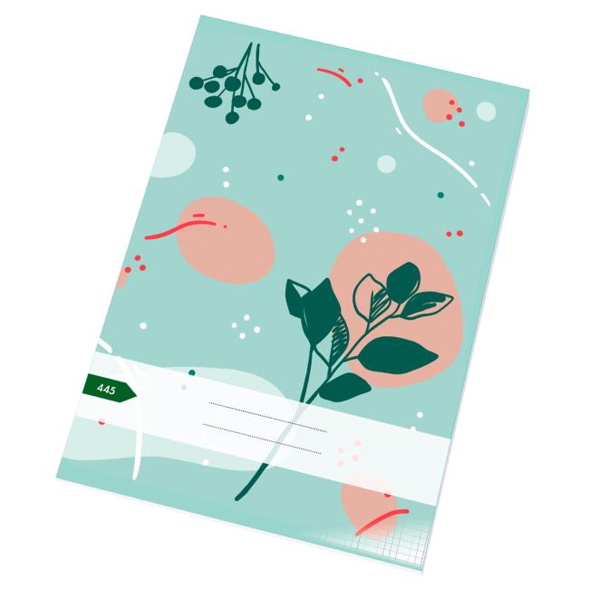 Notebook 445, A4, 40 sheets, square