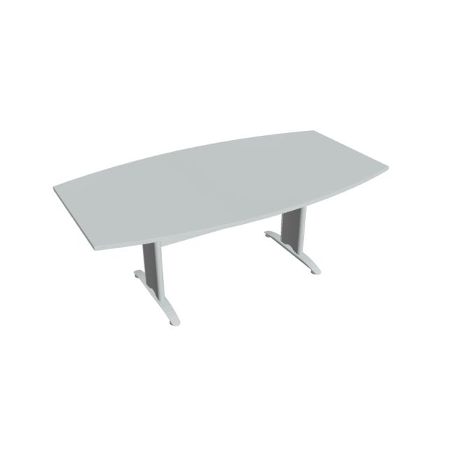 [ON420072] Conference table Cross, 200x75.5x110 cm, grey/metal