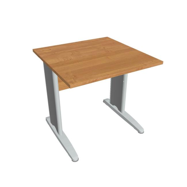 Cross work table, 80x75.5x80 cm, alder/metal