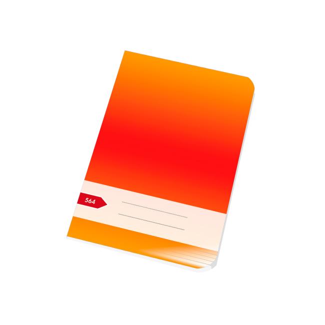 Notebook 564, A5, 60 sheets, lined