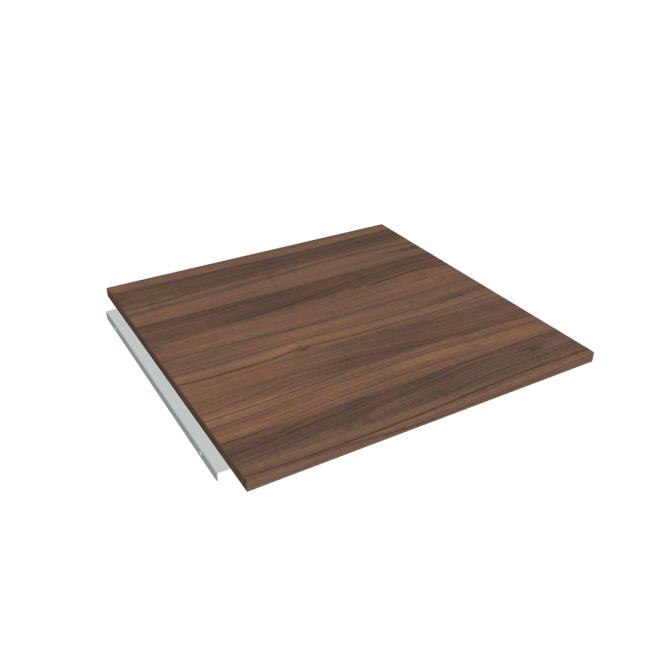 Additional table Cross, 80x80 cm, walnut