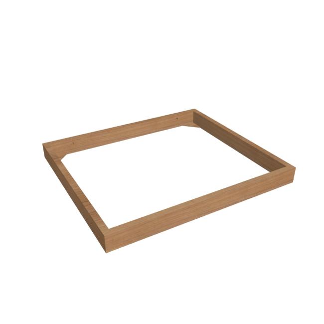 Base for cabinets Strong, 58.5x5x51 cm, oak