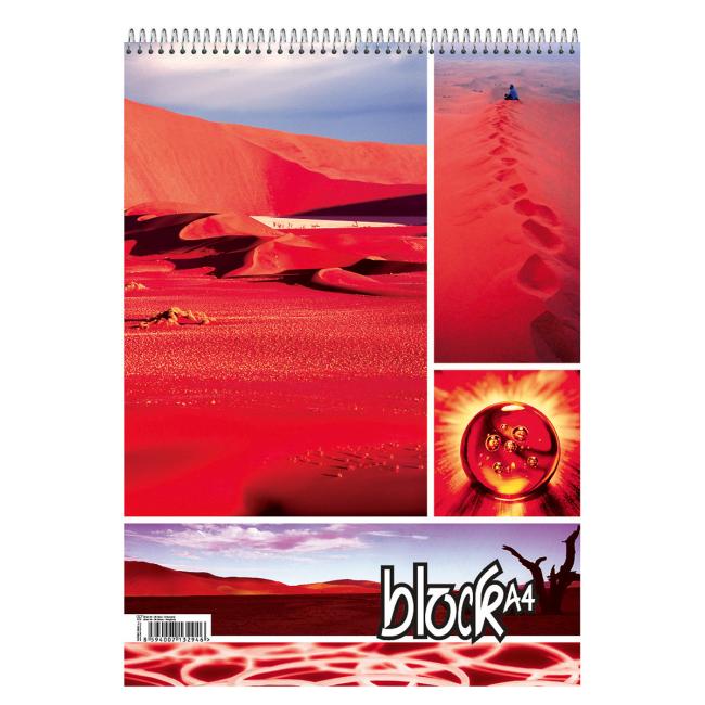 Notepad Krpa A4 50 sheets lined upper spiral