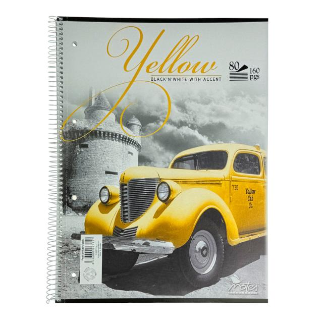 Block College A4 80 sheets clean side spiral