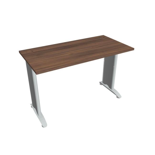 Flex desk, 120x75.5x60 cm, walnut/metal