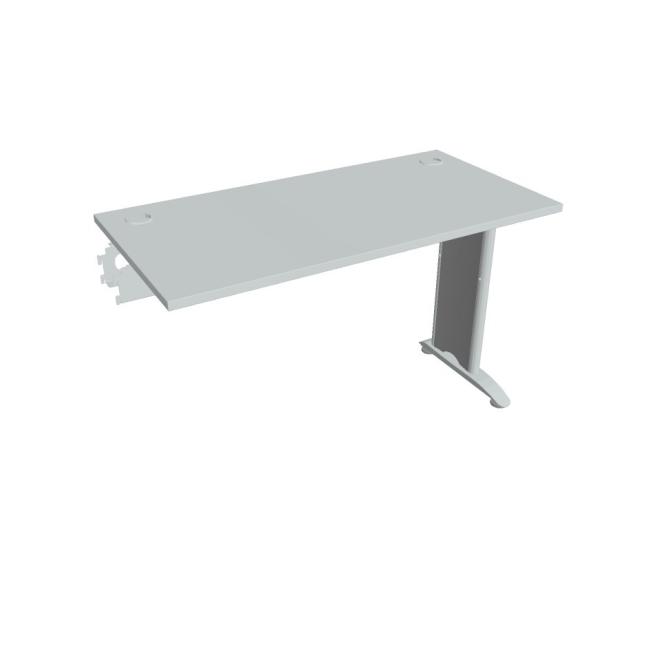 Flex desk, 120x75.5x60 cm, grey/metal
