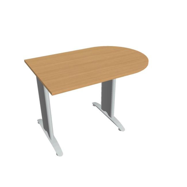Additional table Flex, 120x75.5x80 cm, beech/metal