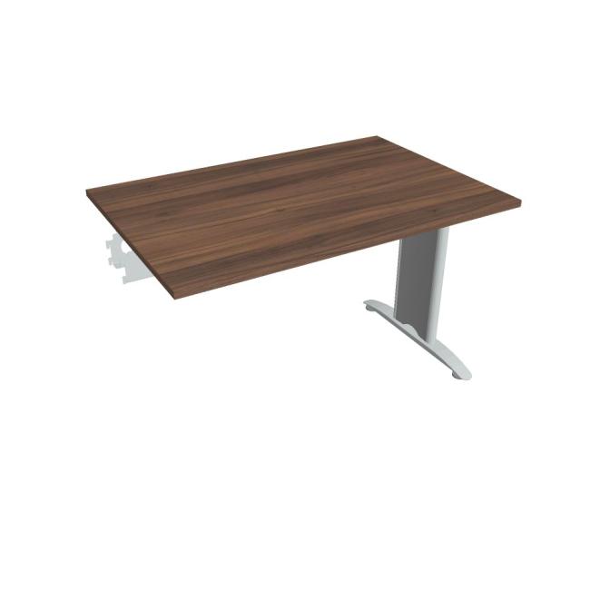 Flex meeting table, 120x75.5x80 cm, walnut/metal