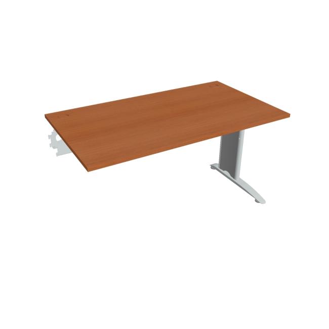 Flex desk, 140x75.5x80 cm, cherry/metal