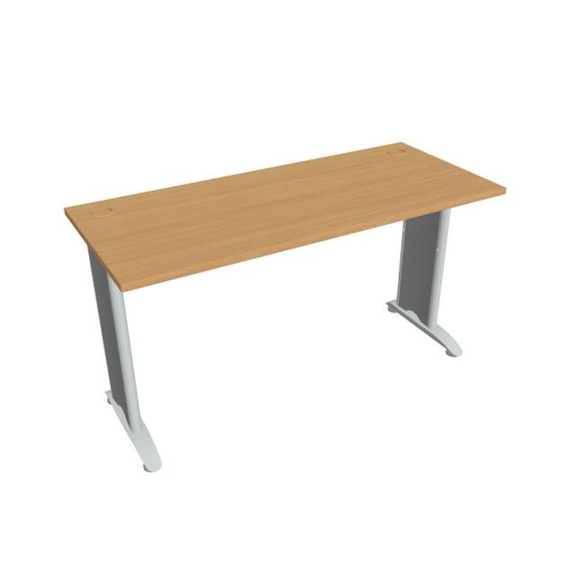 Flex desk, 140x75.5x60 cm, beech/metal