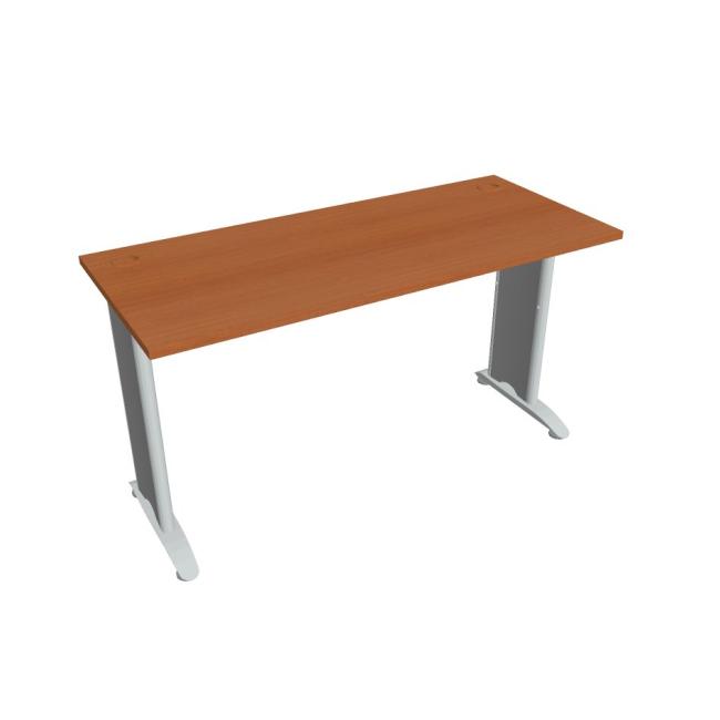 Flex desk, 140x75.5x60 cm, cherry/metal