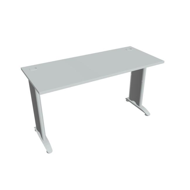 Flex desk, 140x75.5x60 cm, grey/metal