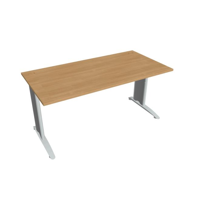 Flex desk, 160x75.5x80 cm, oak/metal