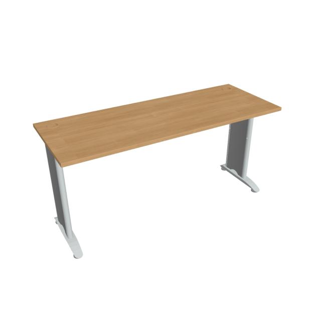 Flex desk, 160x75.5x60 cm, oak/metal