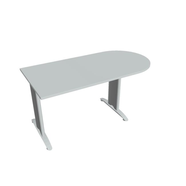 Additional table Flex, 160x75.5x80 cm, grey/metal