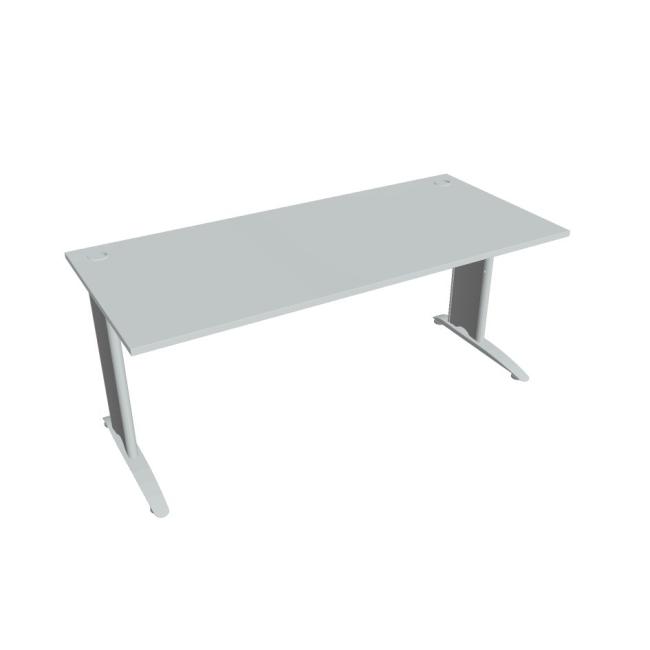 Flex desk, 180x75.5x80 cm, grey/metal