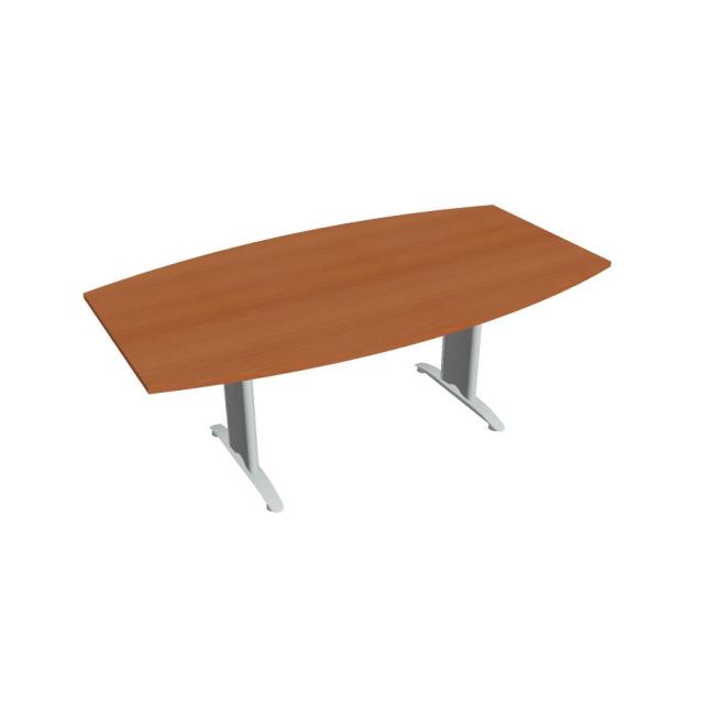 [ON520059] Flex meeting table, 200x75.5x110 cm, cherry/metal