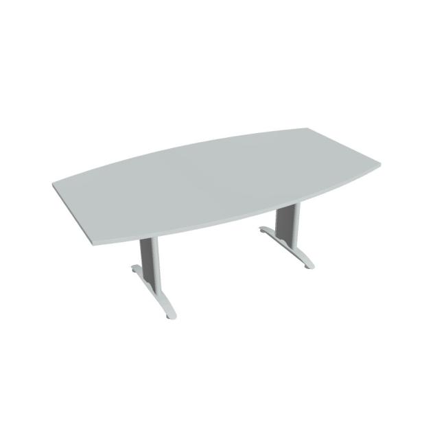 Flex meeting table, 200x75.5x110 cm, grey/metal