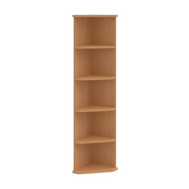 Strong bookcase, 40x192x40 cm, beech