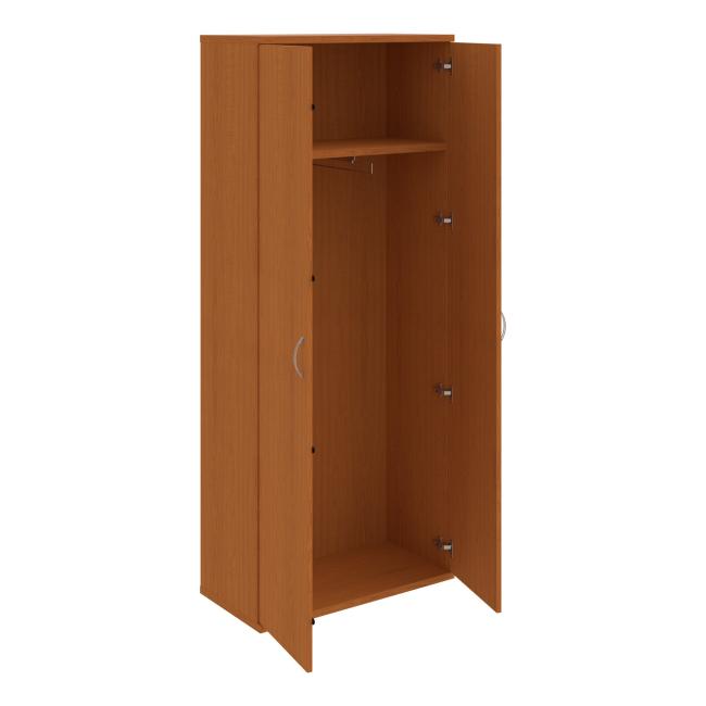 Wardrobe shelf cabinet Strong, 80x192x40 cm, cherry/cherry