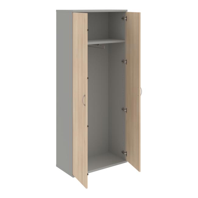 Strong wardrobe shelf, 80x192x40 cm, agate/grey