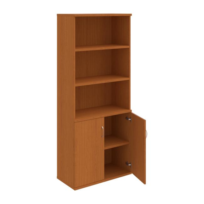 Strong shelf cabinet, 80x192x40 cm, cherry/cherry