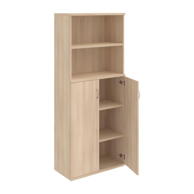 Strong bookcase, 80x192x40 cm, agate/agate