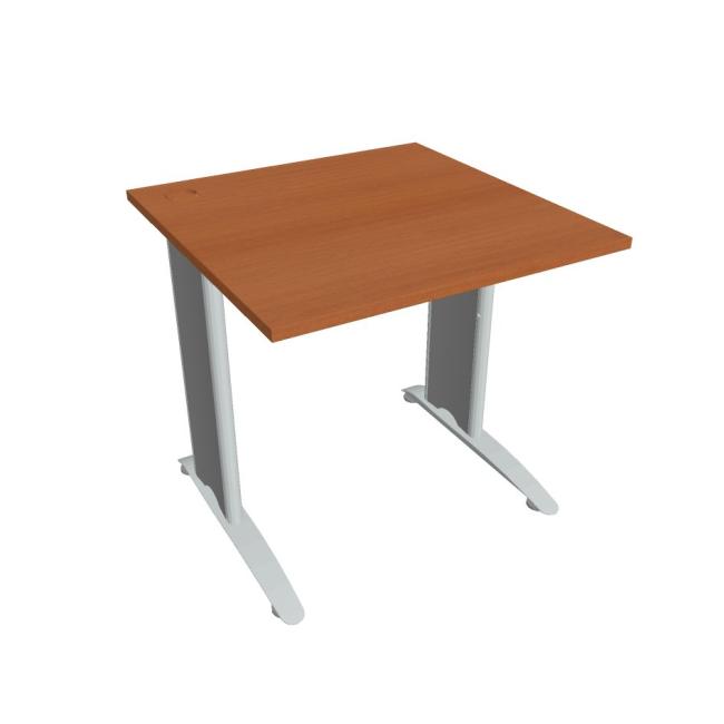 Flex desk, 80x75.5x80 cm, cherry/metal