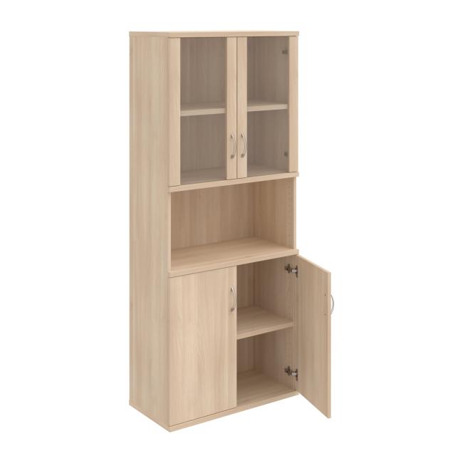 Strong bookcase, 80x192x40 cm, agate/agate