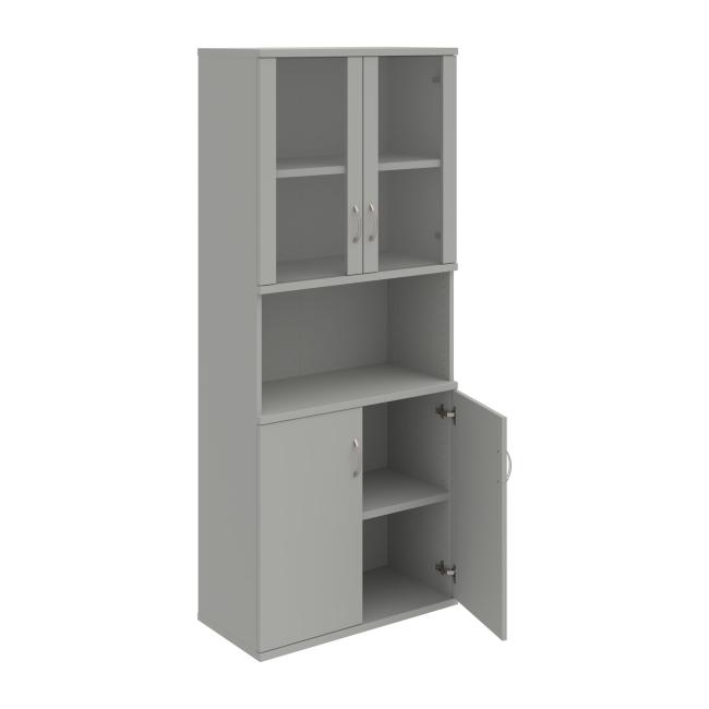 Strong shelf cabinet, 80x192x40 cm, gray/grey