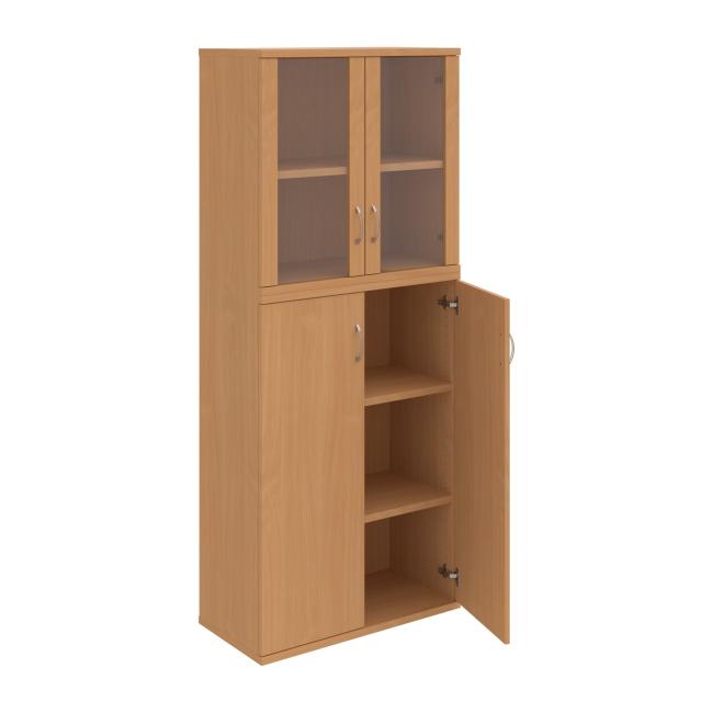 [ON580082] Policová skriňa Strong, 80x192x40 cm, buk/buk