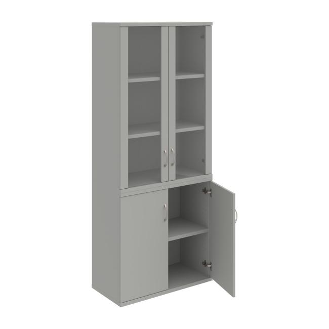 Strong shelf cabinet, 80x192x40 cm, gray/grey