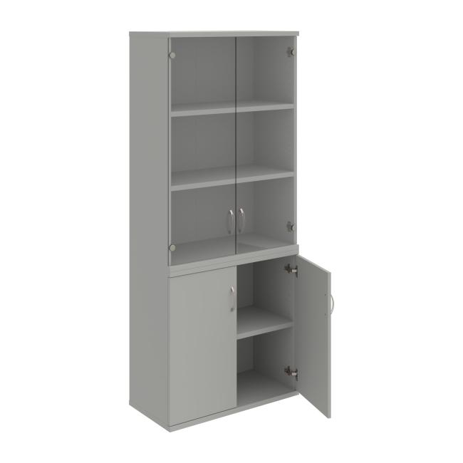 Strong shelf cabinet, 80x192x40 cm, gray/grey
