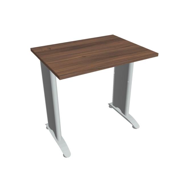 Flex desk, 80x75.5x60 cm, walnut/metal
