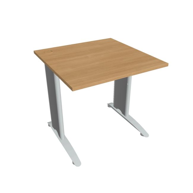 Flex desk, 80x75.5x80 cm, oak/metal