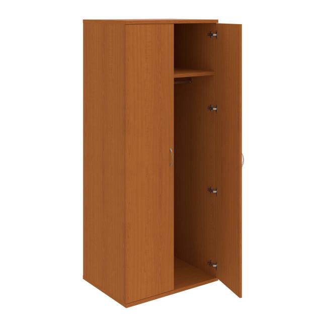Wardrobe shelf cabinet Strong, 80x192x60 cm, cherry/cherry
