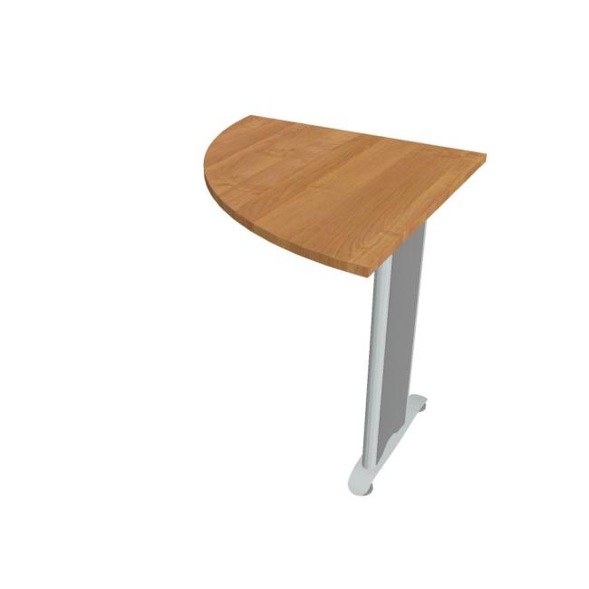 Additional table Flex, left, 80x75.5x80 cm, alder/metal