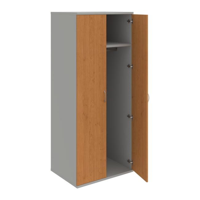Wardrobe shelf cabinet Strong, 80x192x60 cm, alder/grey