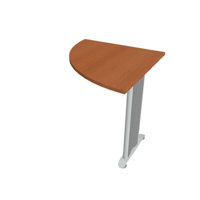 [ON580652] Additional table Flex, left, 80x75.5x80 cm, cherry/metal