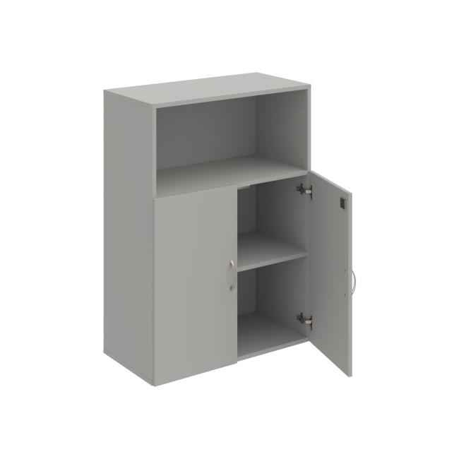 Drive shelf cabinet, lock, 80x111x42 cm, grey/grey